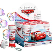 Kit 12 Tubos Bolhas De Sabão Carros + Expositor Revenda - Brasilflex