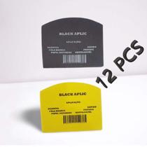 Kit 12 un black aplic aplicador rejunte, cola, papel de parede em e.v.a. multiuso preta ou amarela resistente