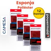 Kit 12 Un Esponja de Poliéster Powermaid