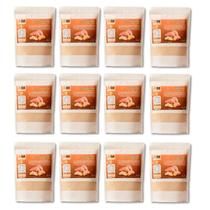 Kit 12 Un Farinha Batata Doce Polpa Laranja Pó 5.4kg