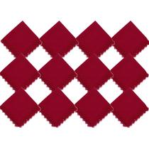 Kit 12 Un Guardanapo Renda Guipir Vermelho 45X45Cm Rafimex Kit 12 Un Guardanapo Renda Guipir Vermelho 45X45Cm Rafimex