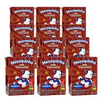 Kit 12 Un Mocoquinha Achocolatado Pronto Sabor Chocolate 200ml Bebida Láctea Mococa Vitamina A e D