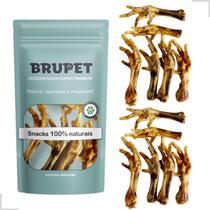 Kit 12 Un Pé De Galinha Petisco Natural Mordedor Pet Cães Brinquedo Cachorro Desidratado Frango Osso Roer Higiene bucal Antistress Adestramento