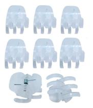 kit 12 un. Presilhas, Piranhas tridente, prendedor de cabelo Trasnparente Mudam de Cor Pequenas - Ra kit 12 un. Presilhas, Piranhas tridente, prendedor de cabelo Trasnparente Mudam de Cor Pequenas - Ra