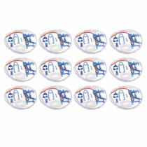 Kit 12 Un Válvulas Bebedouro Pendular Cor Azul Galinha Aves