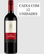 Kit 12 Un Vinho San Martin Tinto Seco 750 ml