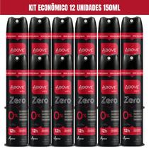 Kit 12 und desod.above feel free zero s/alu men 150ml/90g