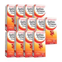 Kit 12 und Sulfato Ferroso Framboesa Arte Nativa 30ml