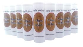 Kit 12 Und Velas Votivas De 7 Dias Brancas - 210 Gr Cada