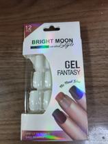 Kit 12 unhas de gel formato almond