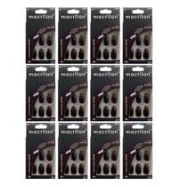 Kit 12 Unhas Postiças Bailarina Cacau UP404 - Macrilan