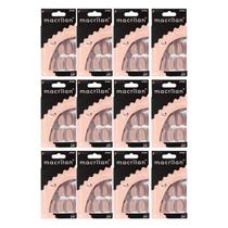 Kit 12 Unhas Postiças Bailarina Nude UP406 - Macrilan