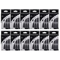 Kit 12 Unhas Postiças Stiletto Longa Preto UP510 - Macrilan