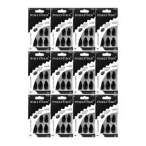 Kit 12 Unhas Postiças Stiletto Preta UP508 - Macrilan