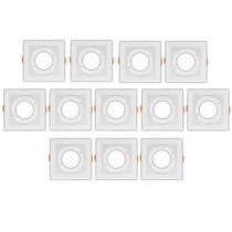 Kit 12 Uni Bronzearte Spot Embutir Orbital Sem Lâmpada