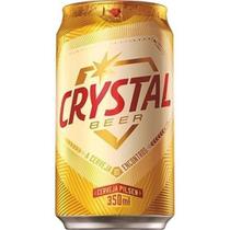 Kit 12 Uni. Cerveja Crystal Beer Lata 350Ml
