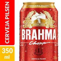 Kit 12 Uni. Cerveja Pilsen Brahma Chopp Lata 350Ml