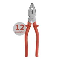 Kit 12 Unid. Alicate Universal Starfer Cabo Isolado 8 Pol.