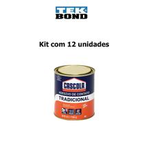 Kit 12 Unidades Adesivo De Contato Tradicional S/ Toluol 730g Cascola