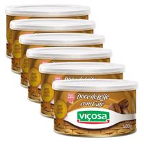 Kit 12 Unidades Doce De Leite Com Café Viçosa Lata 400g