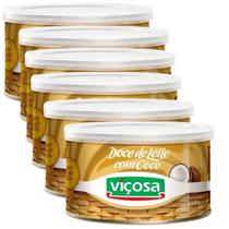 Kit 12 Unidades Doce De Leite Viçosa Com Coco Lata 400g