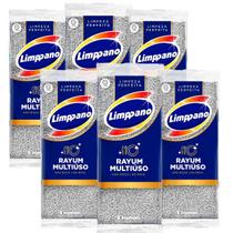 Kit 12 unidades Esponja Rayum Limppano com 3 unidades