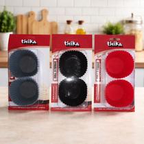 Kit 12 Unidades Forminha Para Cupcake De Silicone - Sortida Kit 12 Unidades Forminha Para Cupcake De Silicone - Sortida