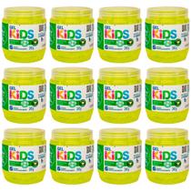 Kit 12 Unidades Gel Fixador Capilar Kids Dagua Natural Hair Sem Álcool Vegano 240g