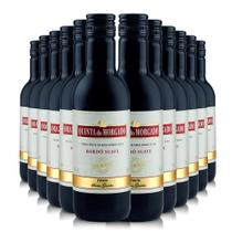 Kit 12 Unidades Mini Vinho Quinta do Morgado Bordo Suave 12x245ml