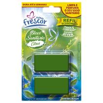 Kit 12 Unidades Refil Pastilha Bloco 30g Detergente Sanitário Com 2 Blocos Novo Frescor
