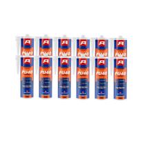 Kit 12 Unidades - Silicone Selante Cola Pu 40 Cinza 380g Autofix