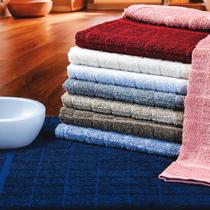 Kit 12 Unidades - Toalha Piso para Banheiro Margex Felpudo 100% Algodão 44cm x 65cm Saída Box - Sortido