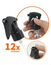 Kit 12 Válvula Mini Gatilho Trigger Lisa Preta rosca 24mm R24/410 (M.GAT24/PRETA) Kit 12 Válvula Mini Gatilho Trigger Lisa Preta rosca 24mm R24/410 (M.GAT24/PRETA)