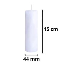 Kit 12 Vela 7 dias Branca Votiva 200g Parafina Pura