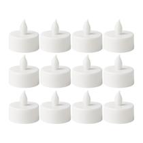Kit 12 Velas LED Eletrônicas Decorativas Luz Amarela Quente Kit 12 Velas LED Eletrônicas Decorativas Luz Amarela Quente