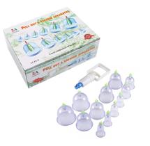 Kit 12 Ventosas Corporais Terapeuticas Ventosaterapia Copos Massoterapia Acupuntura