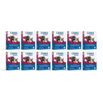 Kit 12 Vermífugo Canex Original Cães 10kg 4 Comprimidos Ceva