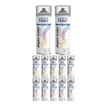 Kit 12 Verniz Spray Uso Geral Fosco 350ml - Tekbond Kit 12 Verniz Spray Uso Geral Fosco 350ml - Tekbond