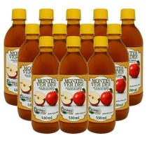 Kit 12 Vinagre De Maçã Orgânico Montes Verdes 530Ml