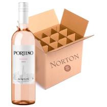 Kit 12 Vinho Rosé Seco Argentino Norton Porteno 750ml