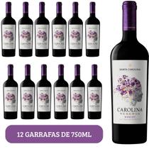 Kit 12 Vinho Tinto Chileno Carolina Reserva Merlot 750ml