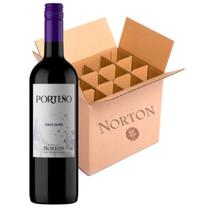 Kit 12 Vinho Tinto Suave Argentino Norton Porteno 750ml