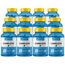 Kit 12 Vitamina Do Complexo B Profissional 120 Cápsulas Kit 12 Vitamina Do Complexo B Profissional 120 Cápsulas