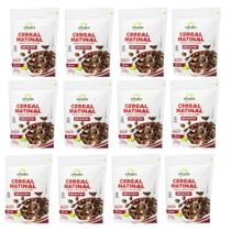 Kit 12 X Cereal Matinal Chocolate S/Glut Integ 200G Vitalin