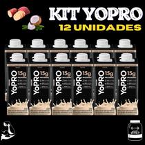 Kit 12 Yopro Bebida Whey Protein 0 Lactose Escolha O Sabor