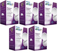 Kit 120 Absorventes Descartáveis Para Seios Philips Avent