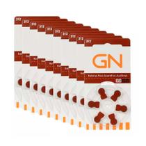 Kit 120 Baterias Pilha Aparelho Auditivo GN A312 Pr41Oferta Kit 120 Baterias Pilha Aparelho Auditivo GN A312 Pr41Oferta