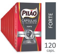 Kit 120 Cápsulas Café Pilão Forte 10