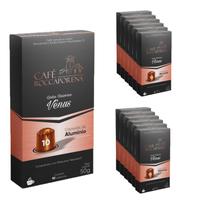 Kit 120 cápsulas de Café Roccaporena Vênus - Cápsulas de Alumínio - Compatível com Nespresso