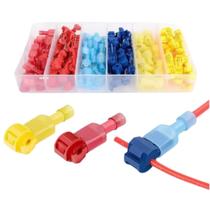 Kit 120 Conector Terminal Crimpagem Fios T-Tap Prova Dagua Kit 120 Conector Terminal Crimpagem Fios T-Tap Prova Dagua